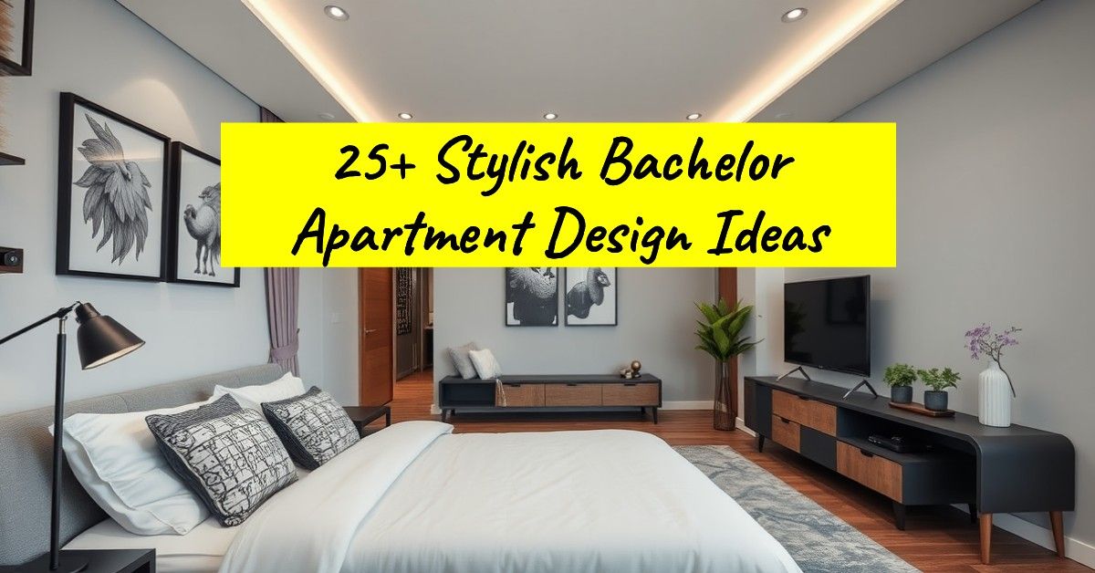 25+ Stylish Bachelor Apartment Design Ideas