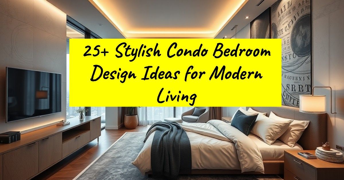 25+ Stylish Condo Bedroom Design Ideas for Modern Living