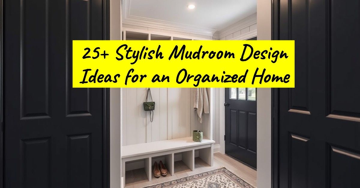 25+ Stylish Mudroom Design Ideas for an Organized Home