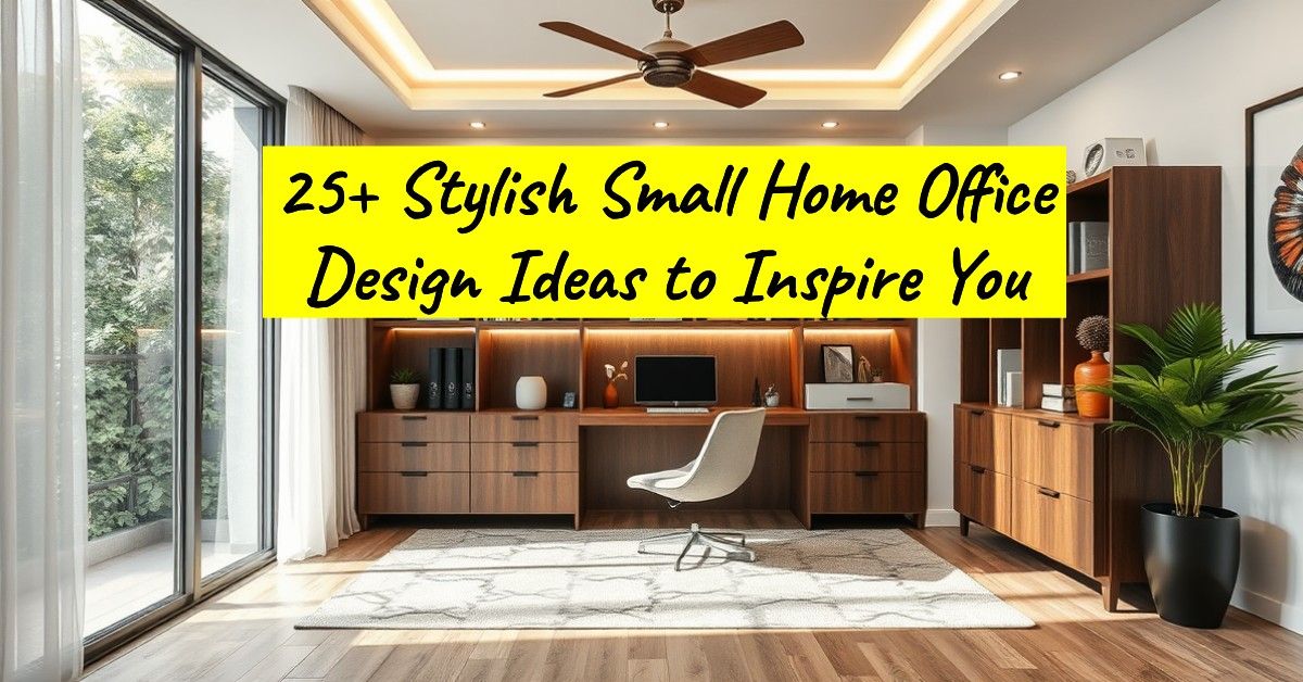 25+ Stylish Small Home Office Design Ideas to Inspire You