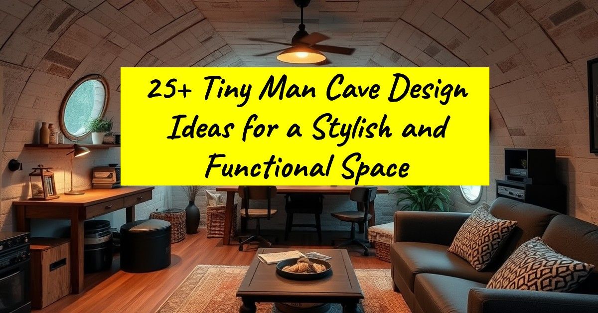 25+ Tiny Man Cave Design Ideas for a Stylish and Functional Space