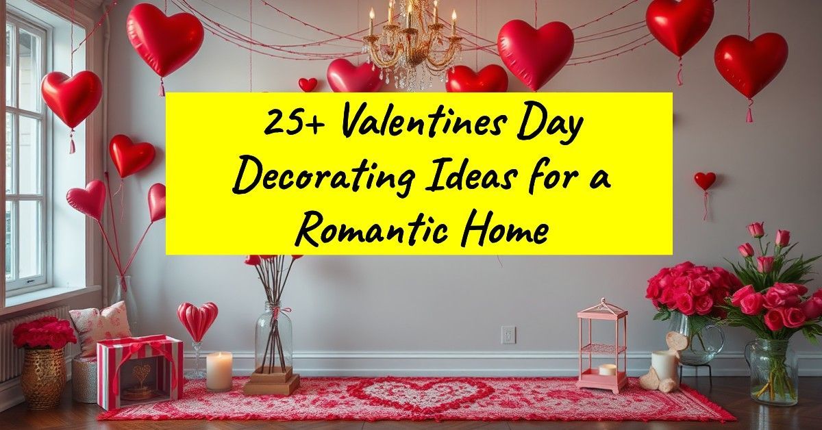 25+ Valentines Day Decorating Ideas for a Romantic Home