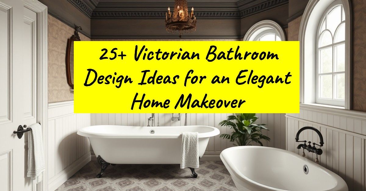 25+ Victorian Bathroom Design Ideas for an Elegant Home Makeover