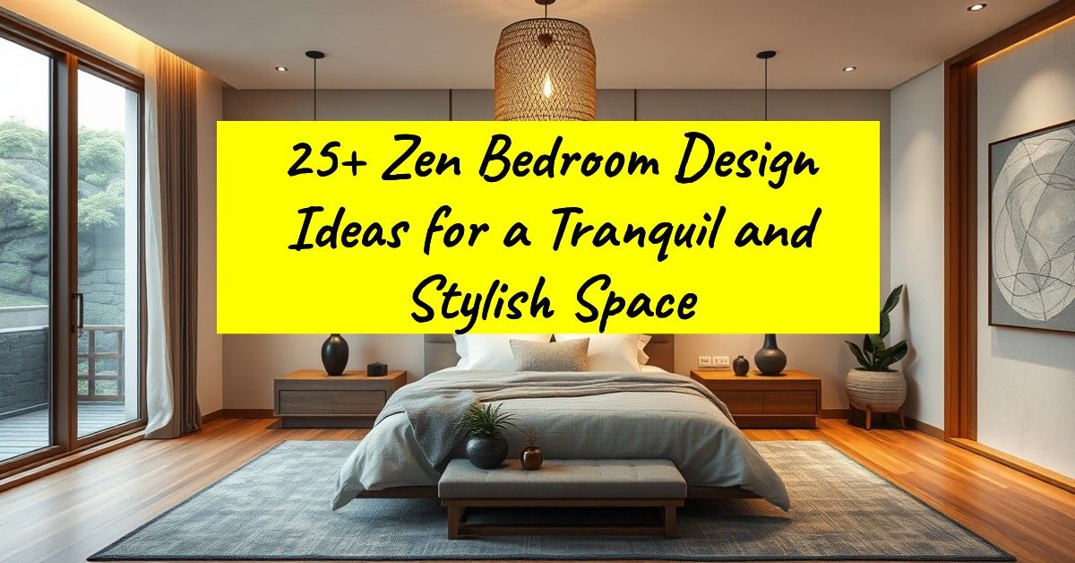 25+ Zen Bedroom Design Ideas for a Tranquil and Stylish Space