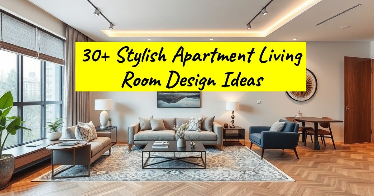 30+ Stylish Apartment Living Room Design Ideas