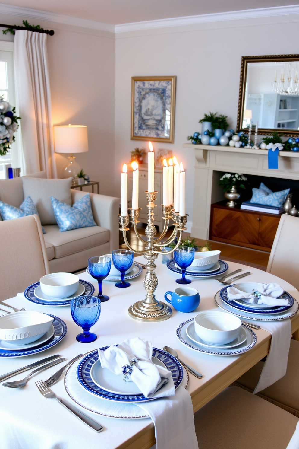 Apartment Hanukkah Decorating Ideas 26