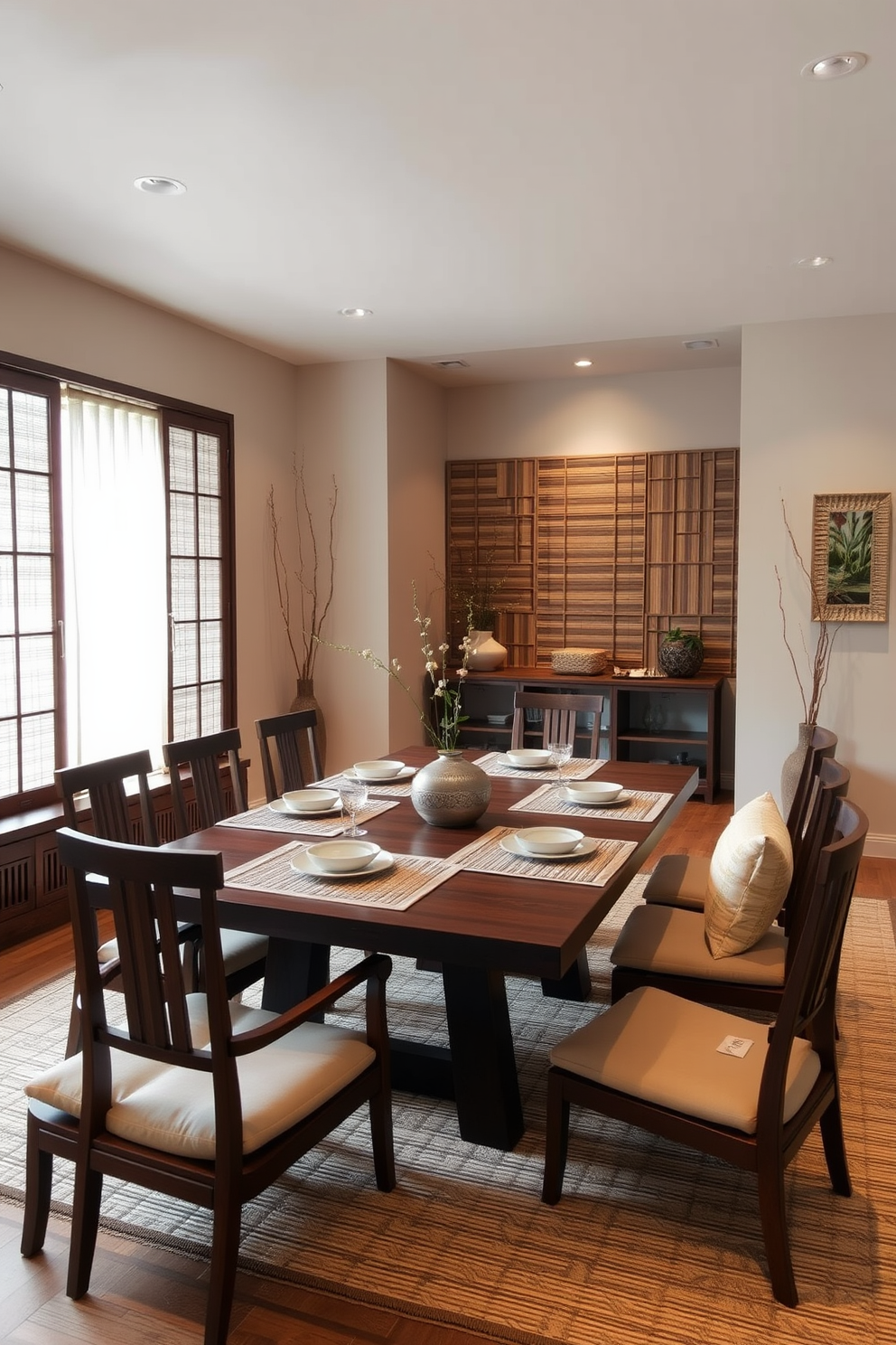 Asian Dining Room Design Ideas 13