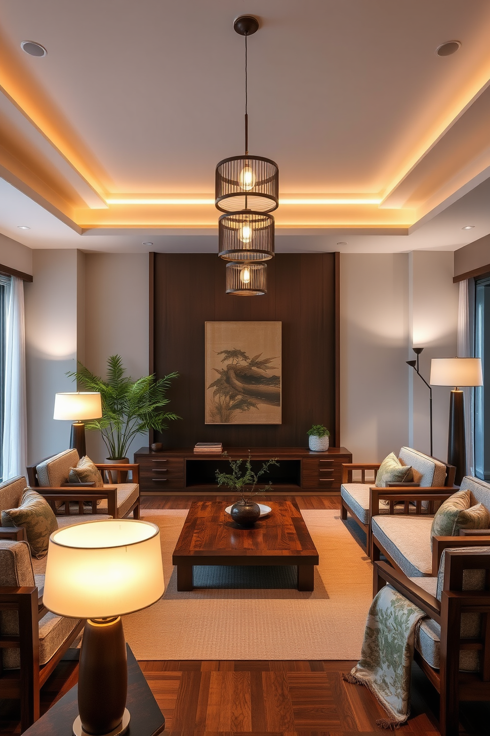 Asian Living Room Design Ideas 20