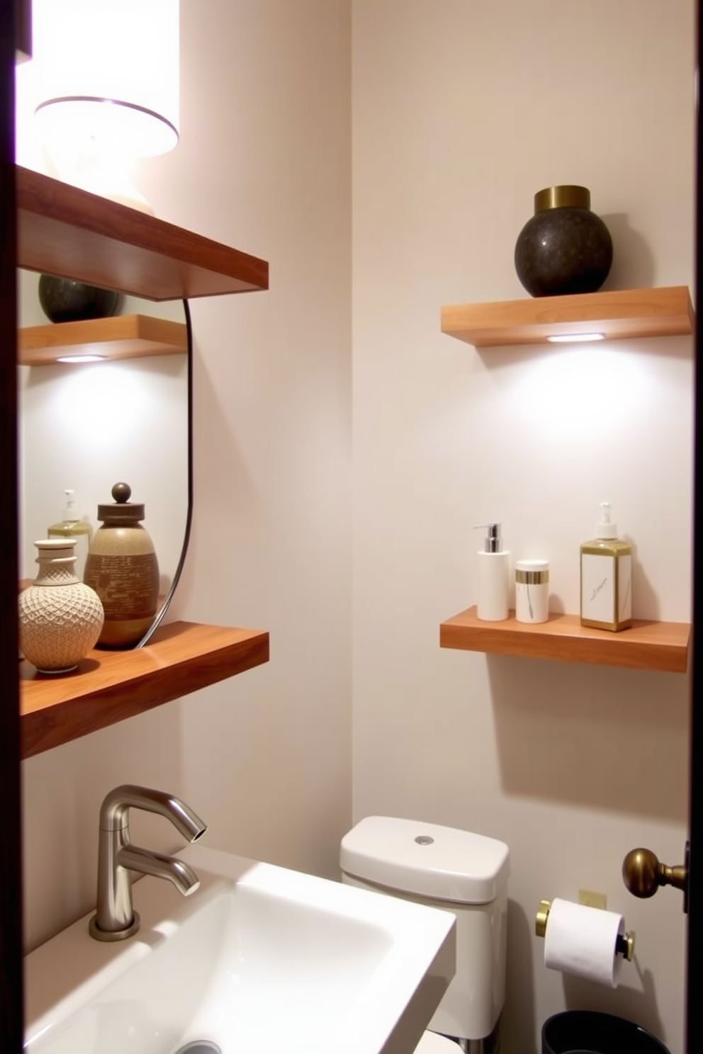 Asian Powder Room Design Ideas 19