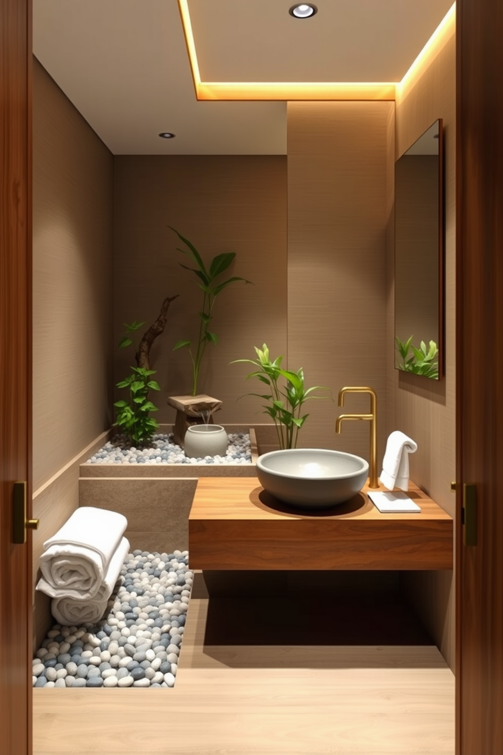 Asian Powder Room Design Ideas 2