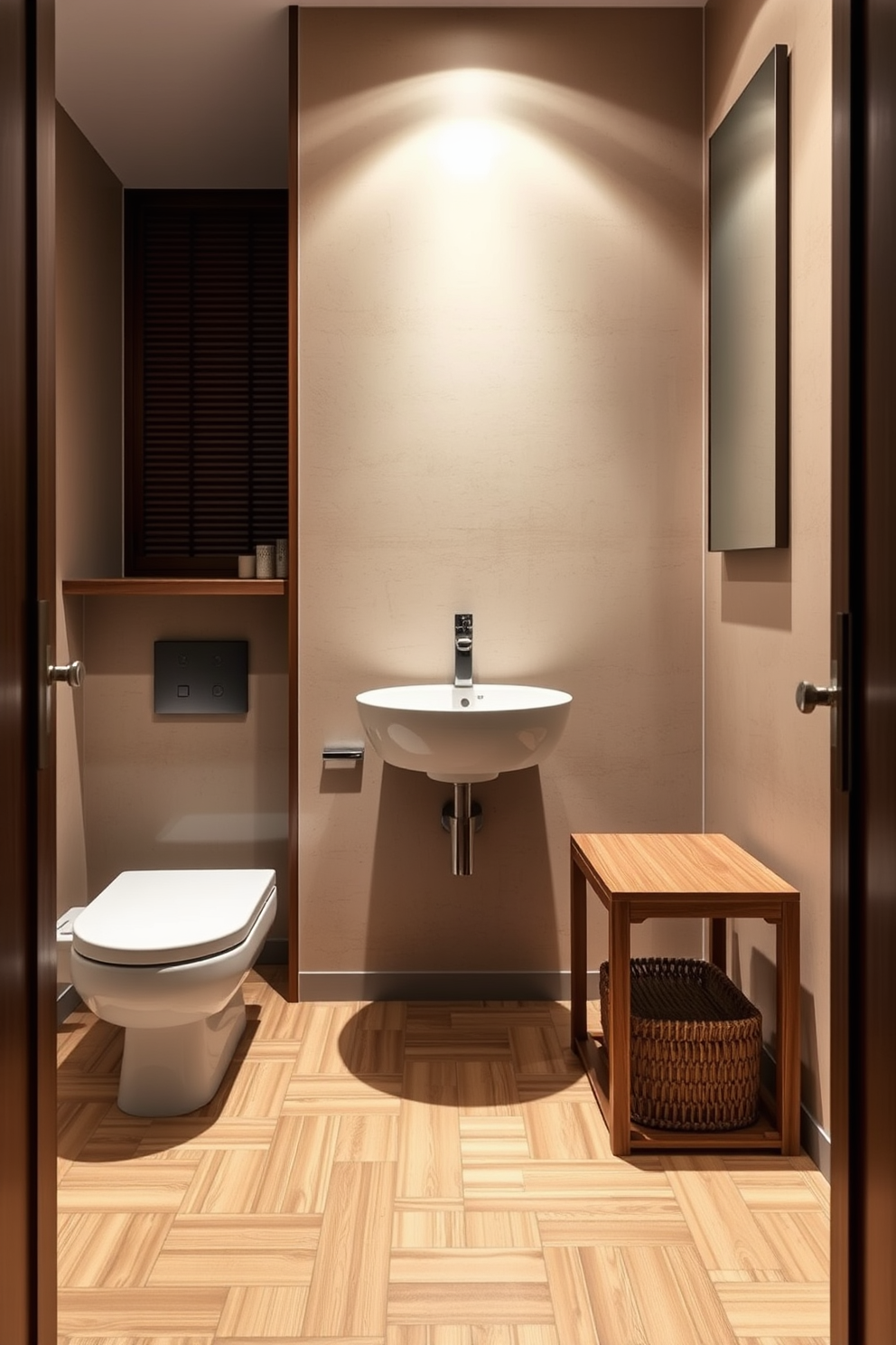 Asian Powder Room Design Ideas 21