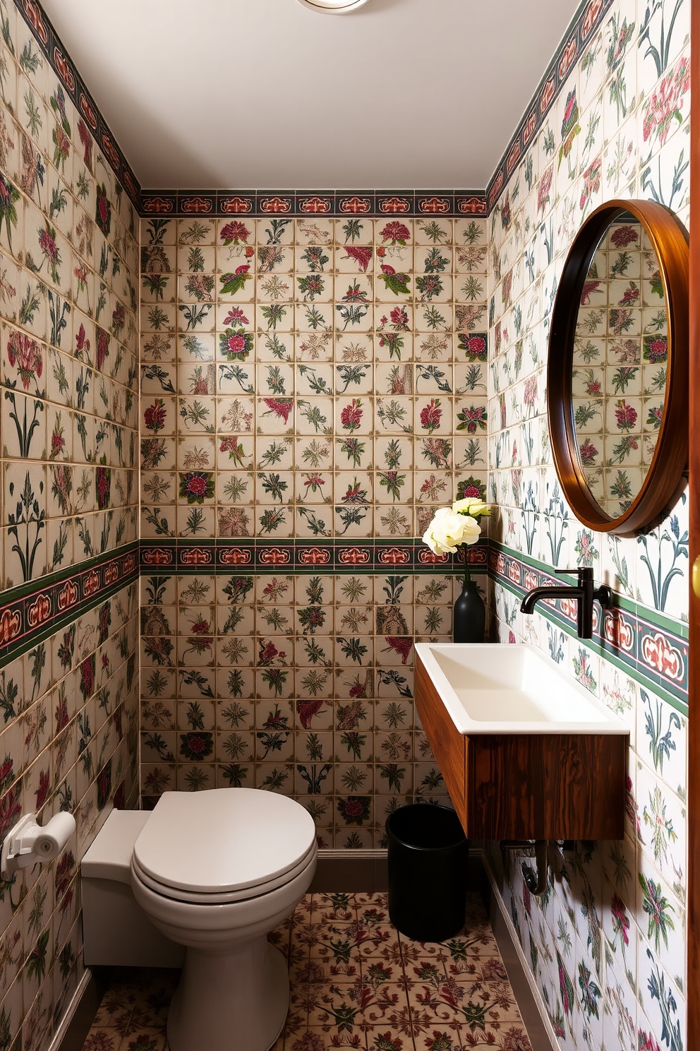 Asian Powder Room Design Ideas 3