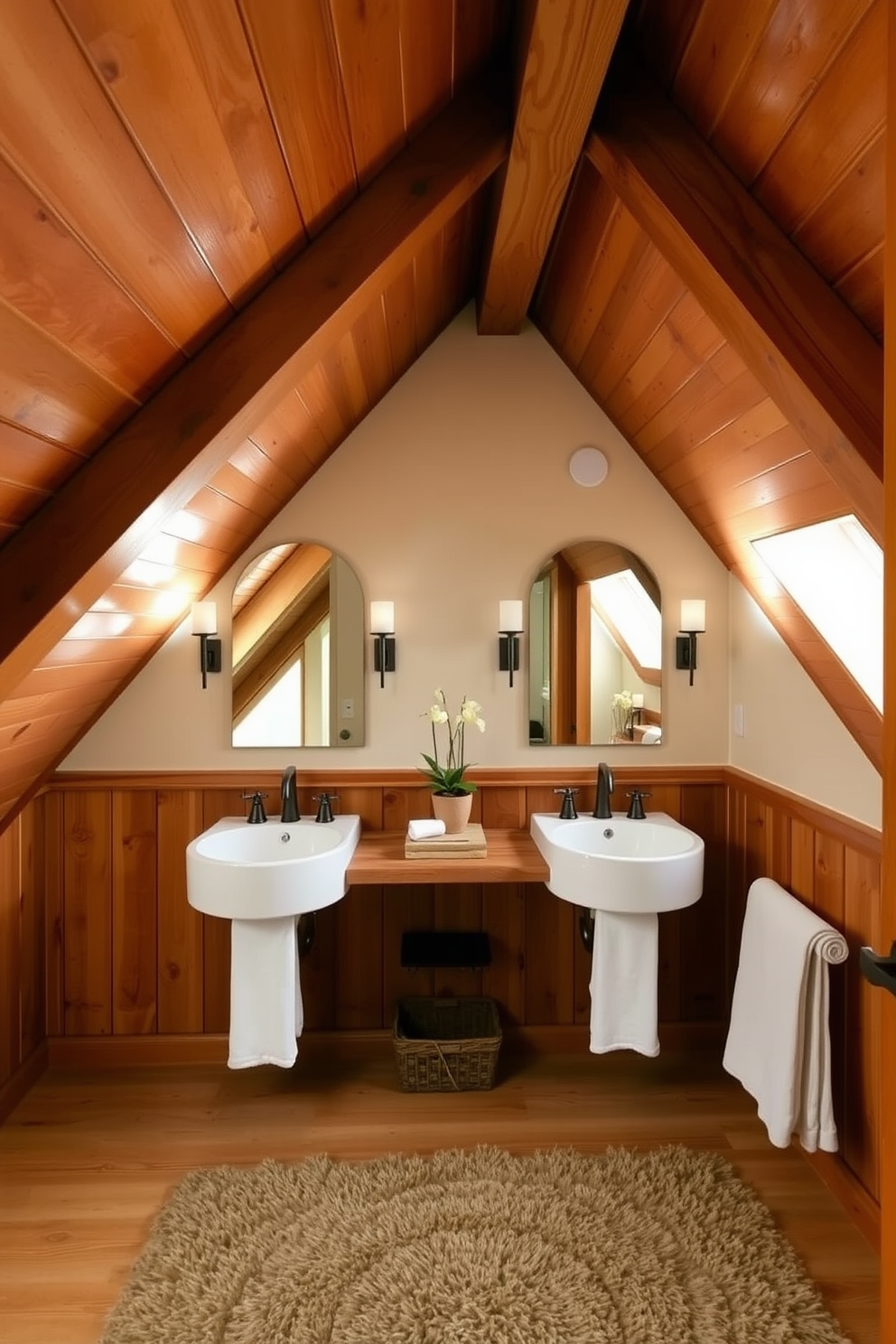 Attic Bathroom Design Ideas 22