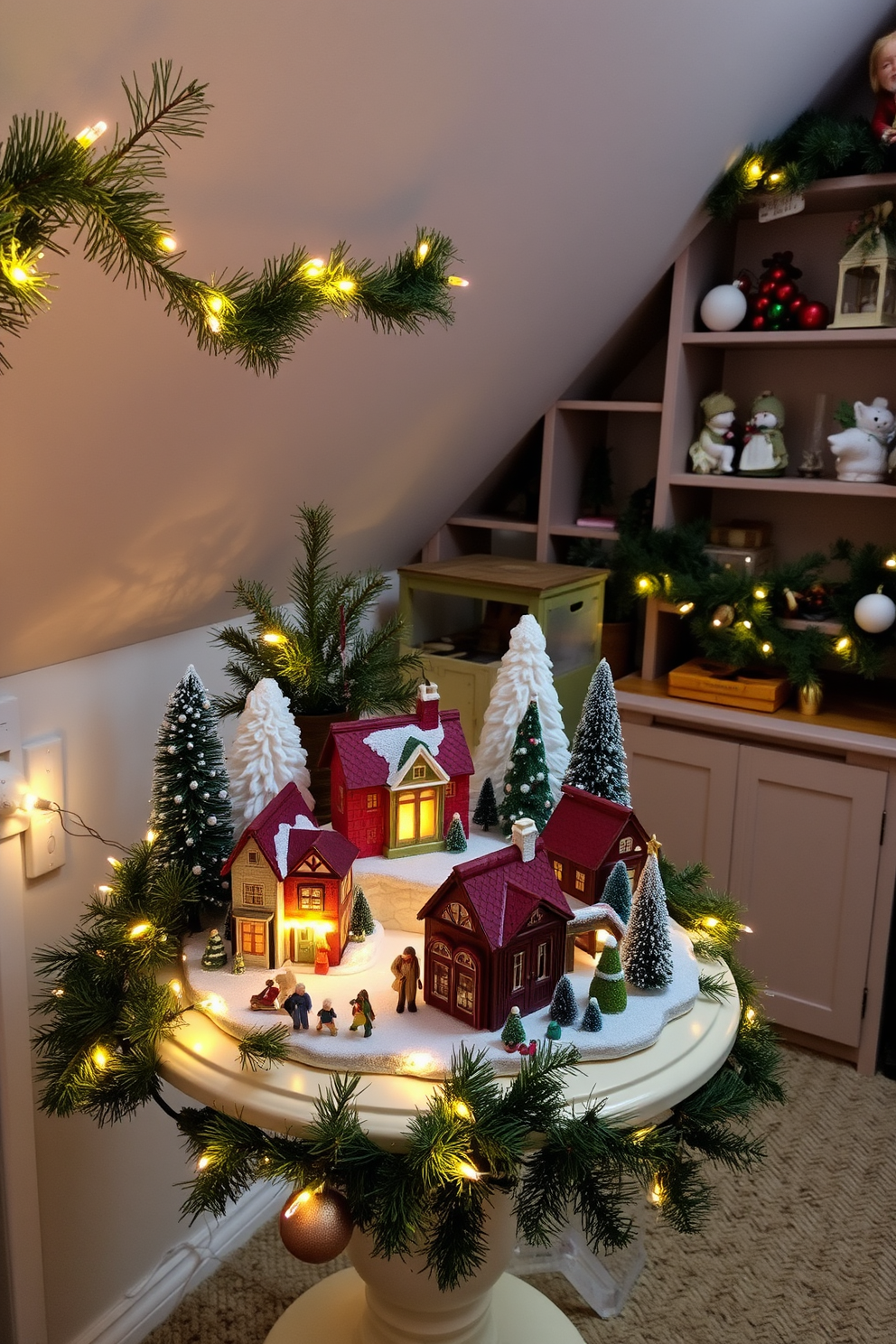 Attic Christmas Decorating Ideas 14