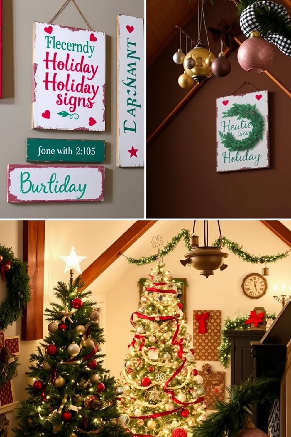 Attic Christmas Decorating Ideas 16