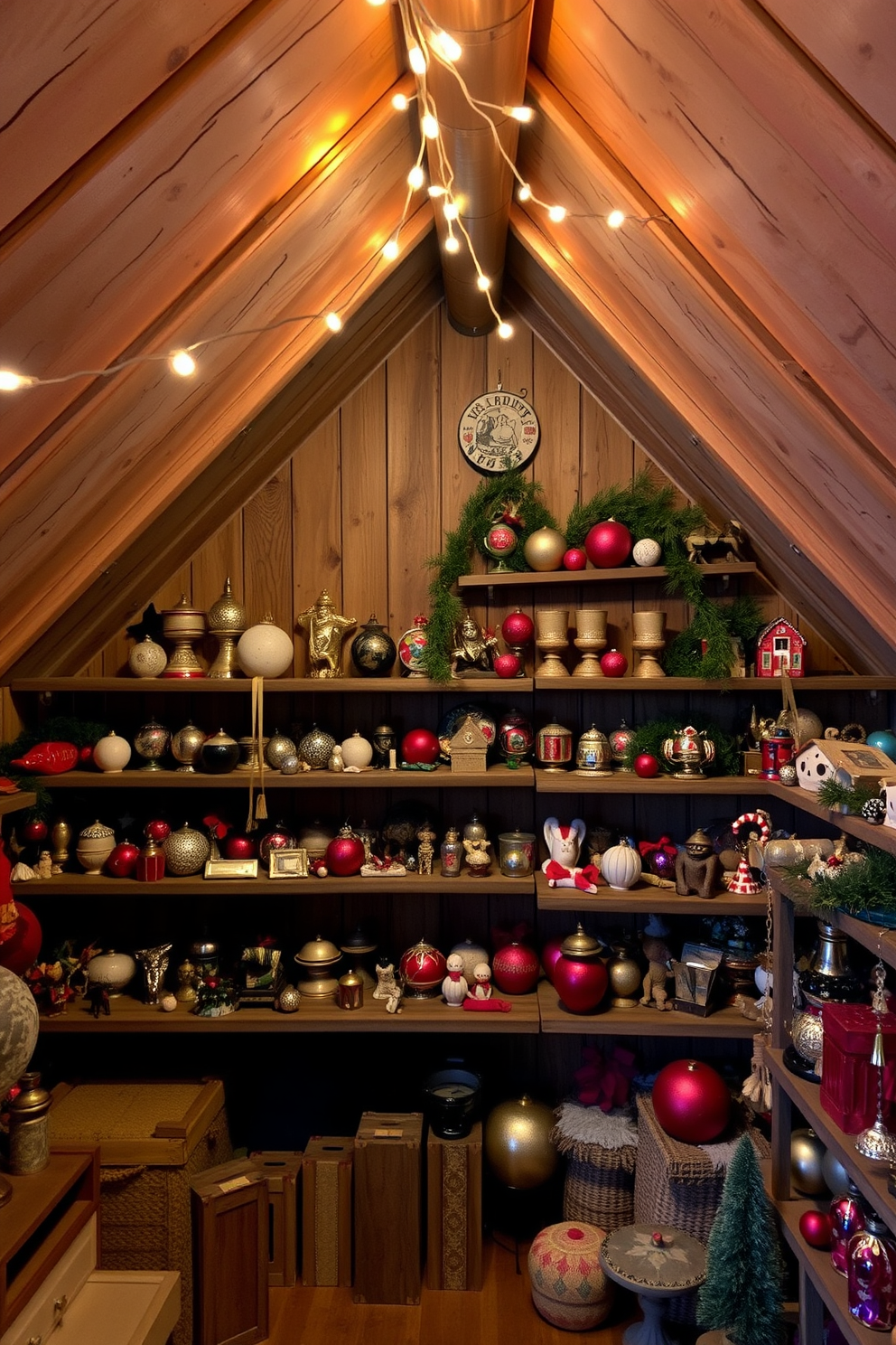 Attic Christmas Decorating Ideas 2