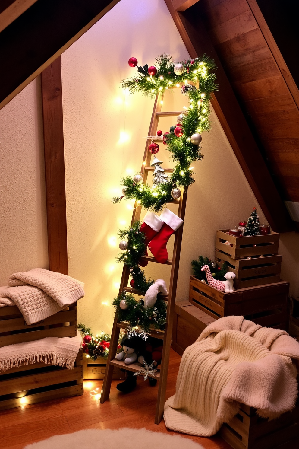 Attic Christmas Decorating Ideas 21