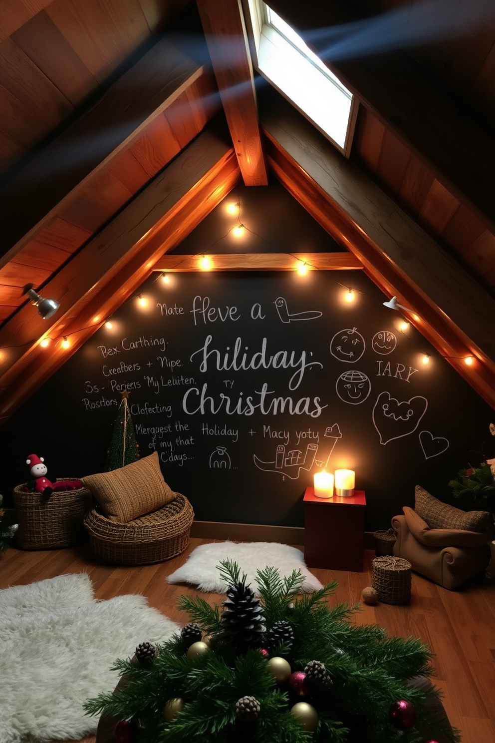 Attic Christmas Decorating Ideas 25