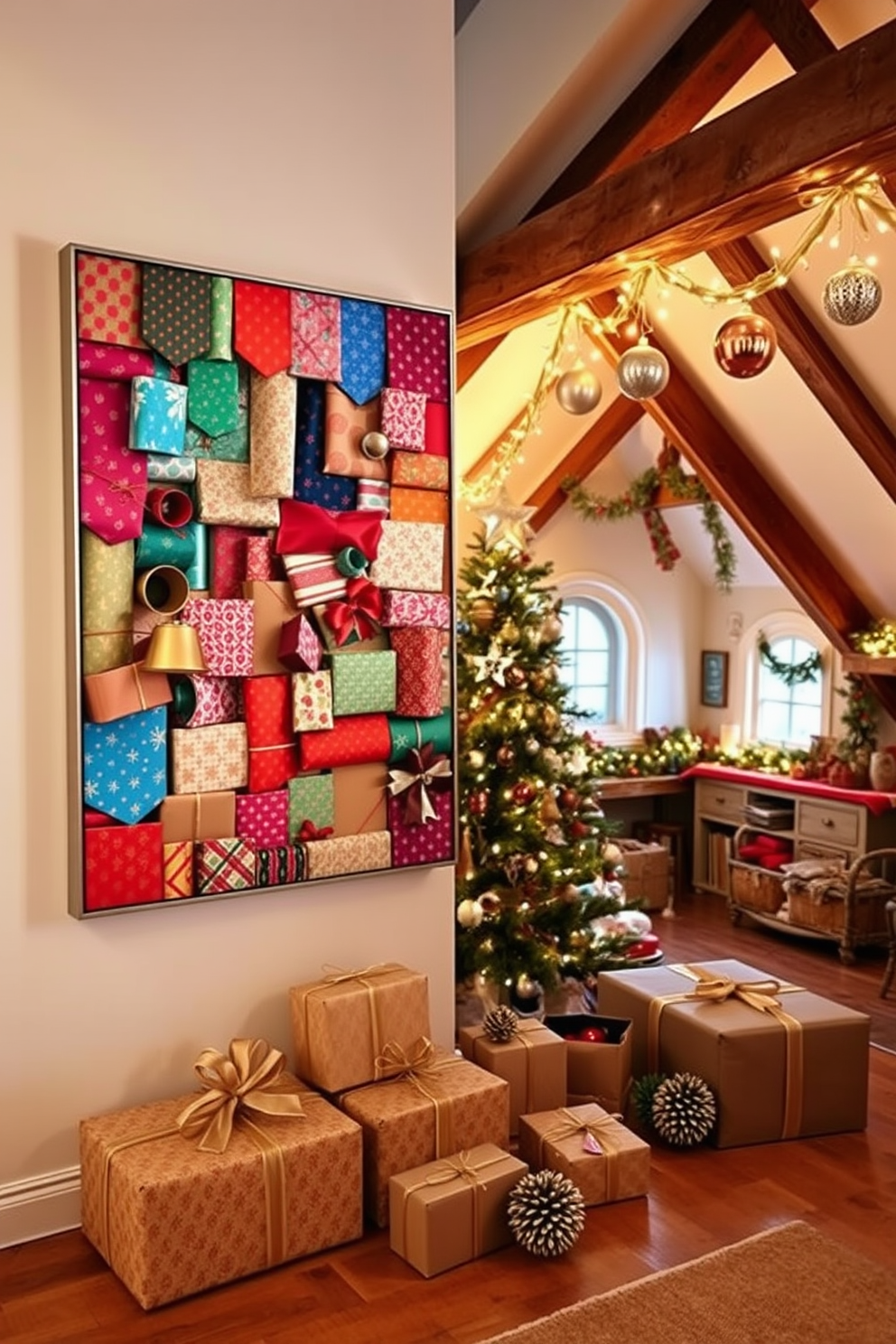 Attic Christmas Decorating Ideas 26