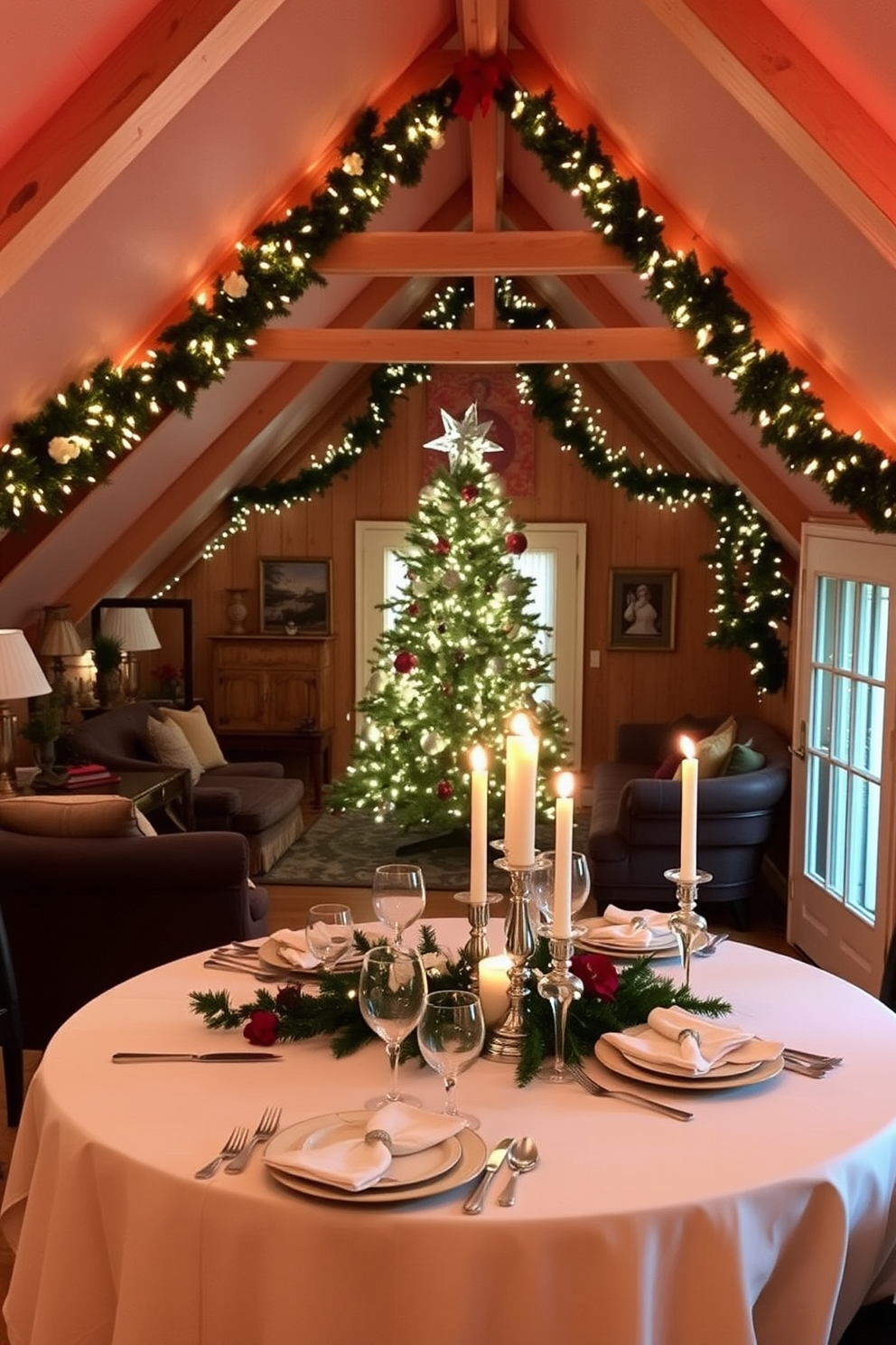 Attic Christmas Decorating Ideas 30