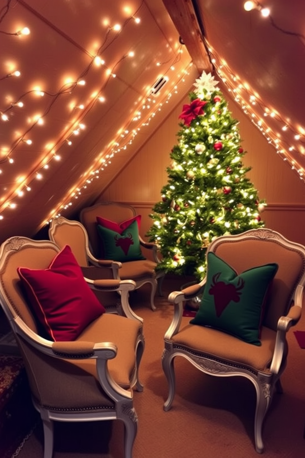 Attic Christmas Decorating Ideas 6