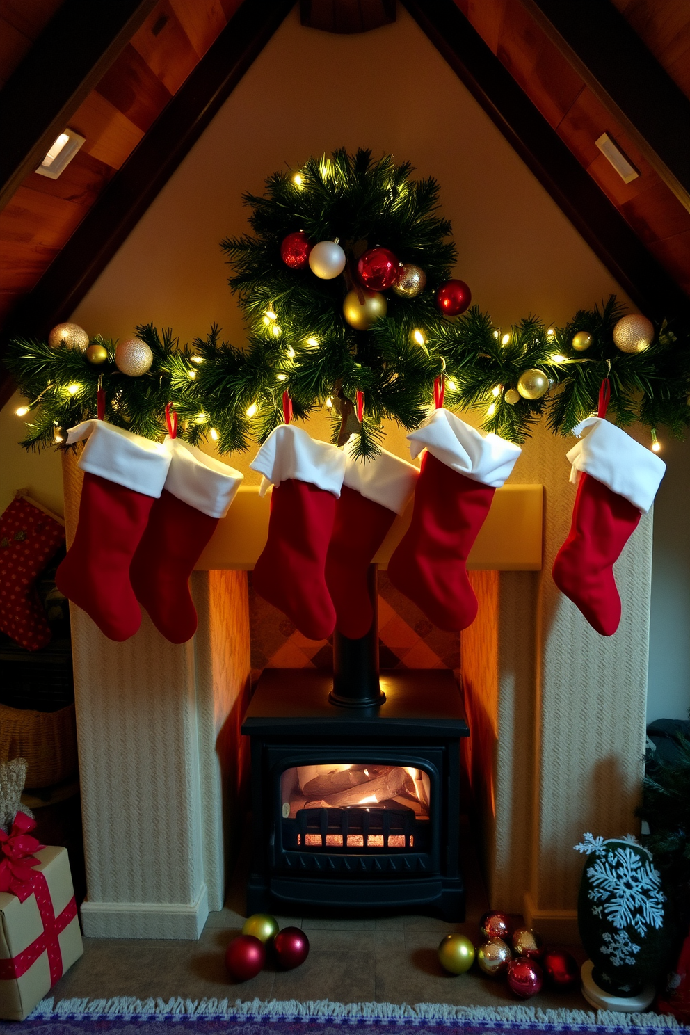 Attic Christmas Decorating Ideas 8