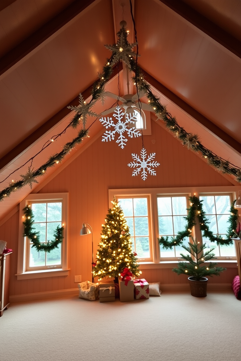 Attic Christmas Decorating Ideas 9