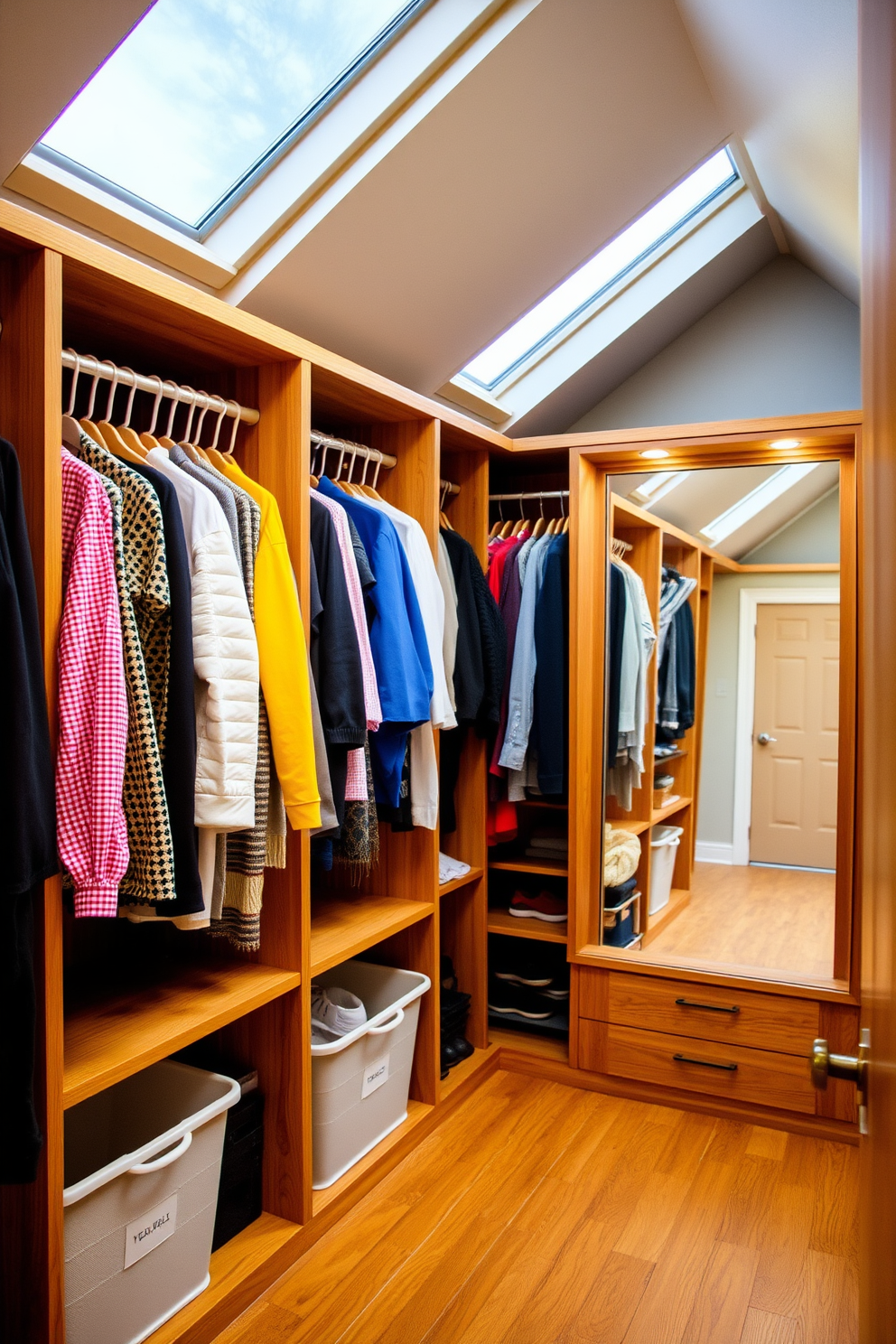 Attic Closet Design Ideas 17