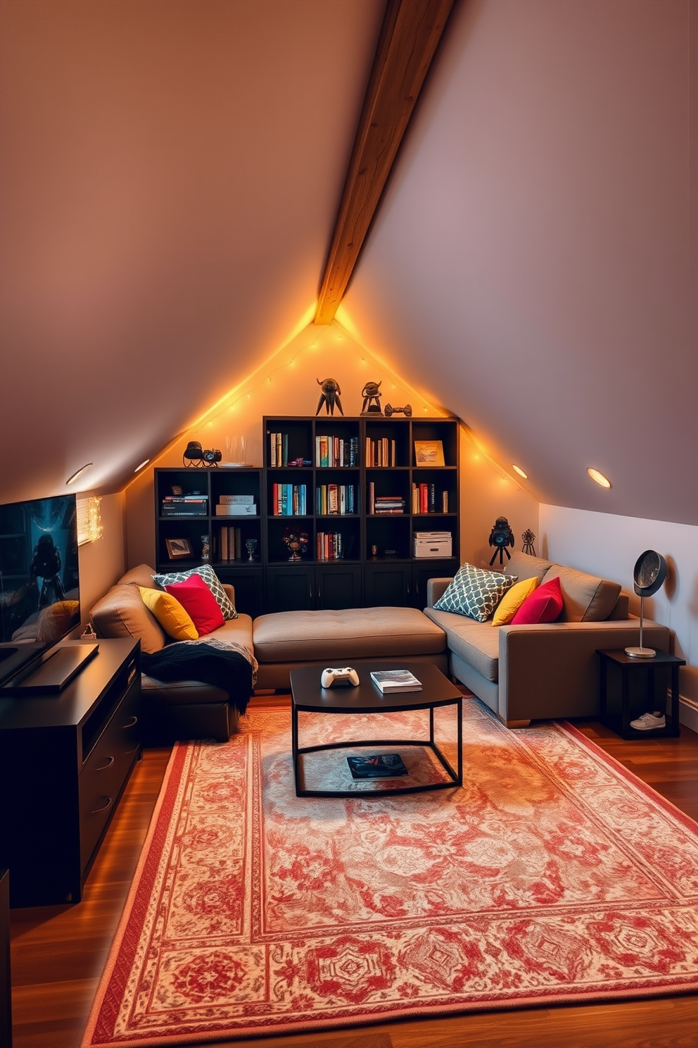 Attic Game Room Design Ideas 1