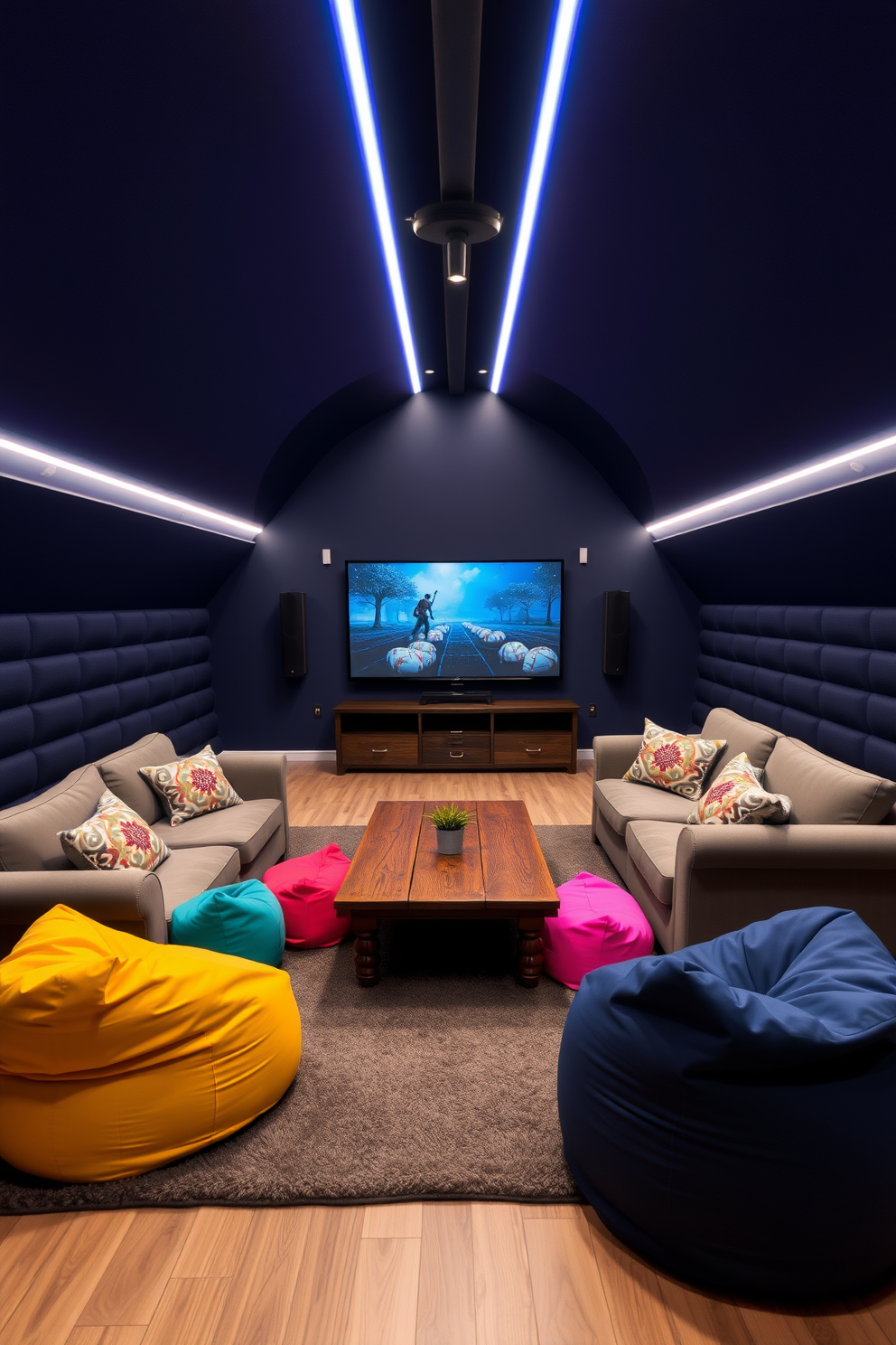 Attic Game Room Design Ideas 15