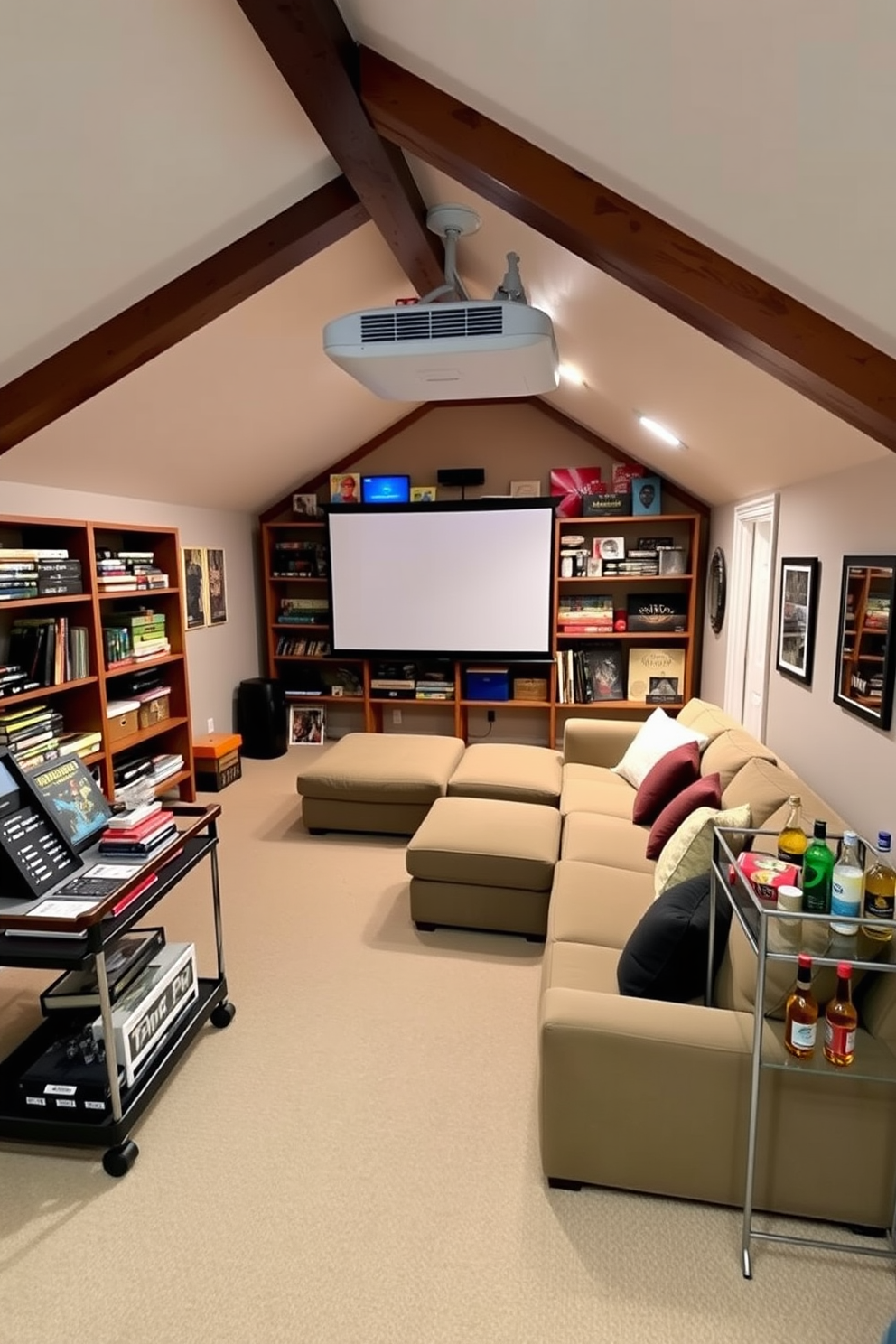 Attic Game Room Design Ideas 20