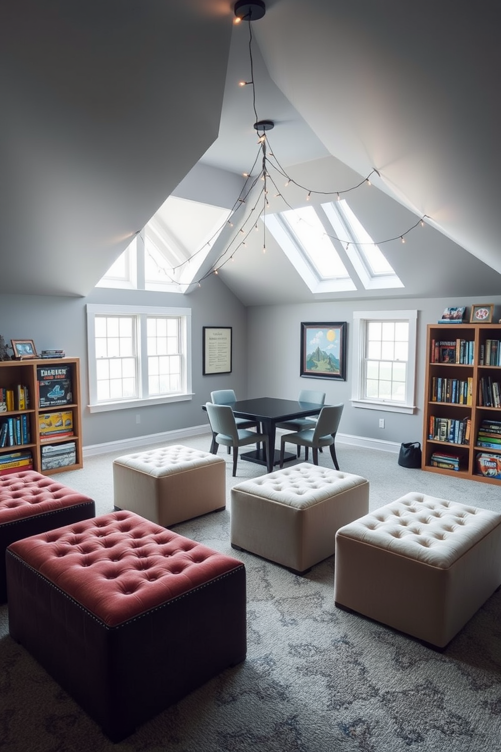 Attic Game Room Design Ideas 22