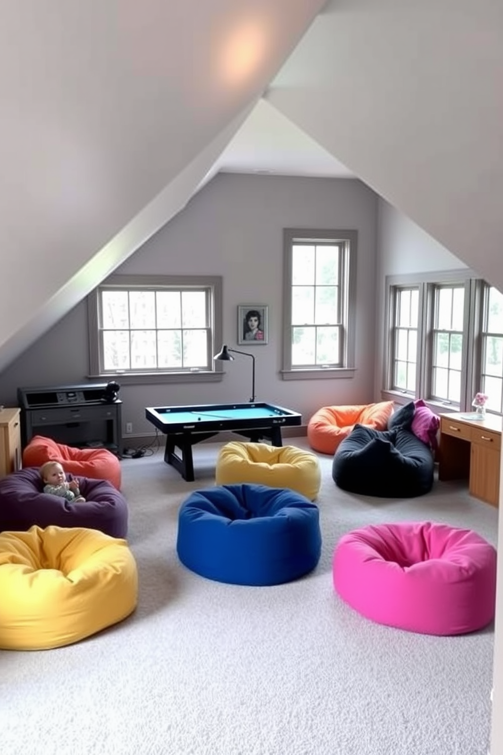 Attic Game Room Design Ideas 27