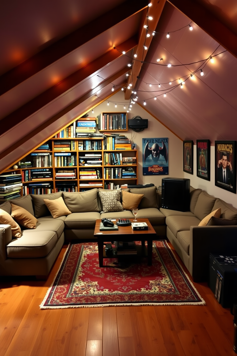 Attic Game Room Design Ideas 29