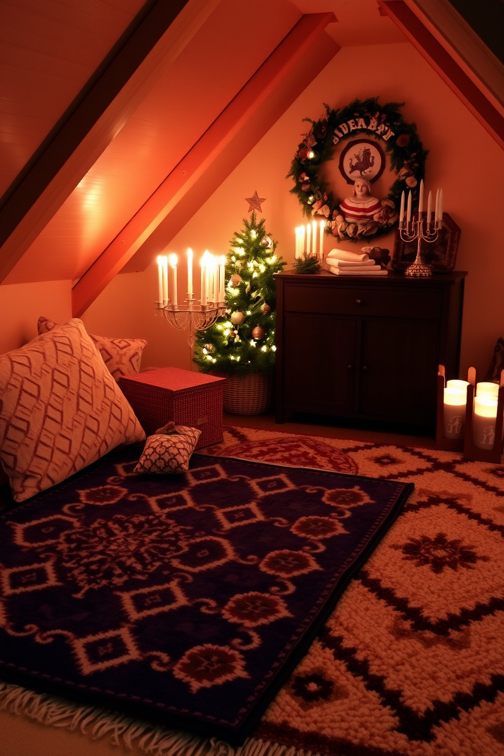 Attic Hanukkah Decorating Ideas 10