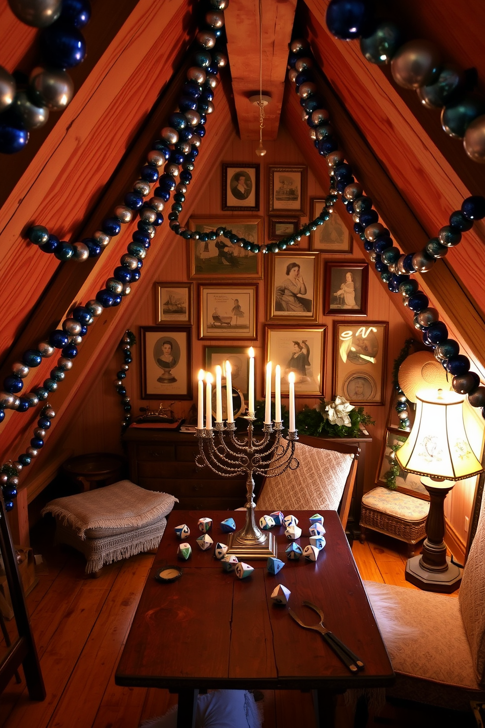 Attic Hanukkah Decorating Ideas 11