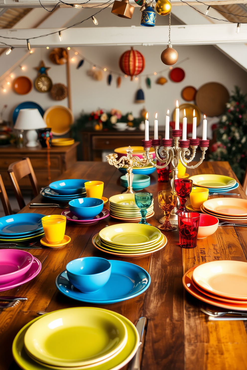 Attic Hanukkah Decorating Ideas 19