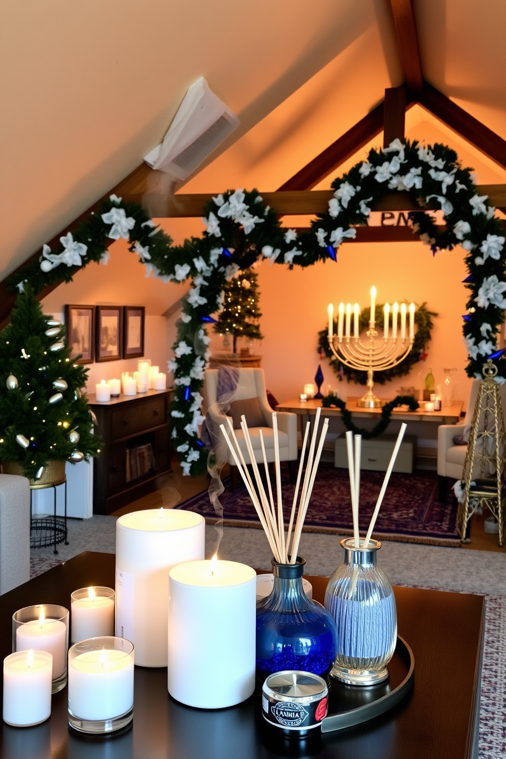 Attic Hanukkah Decorating Ideas 27