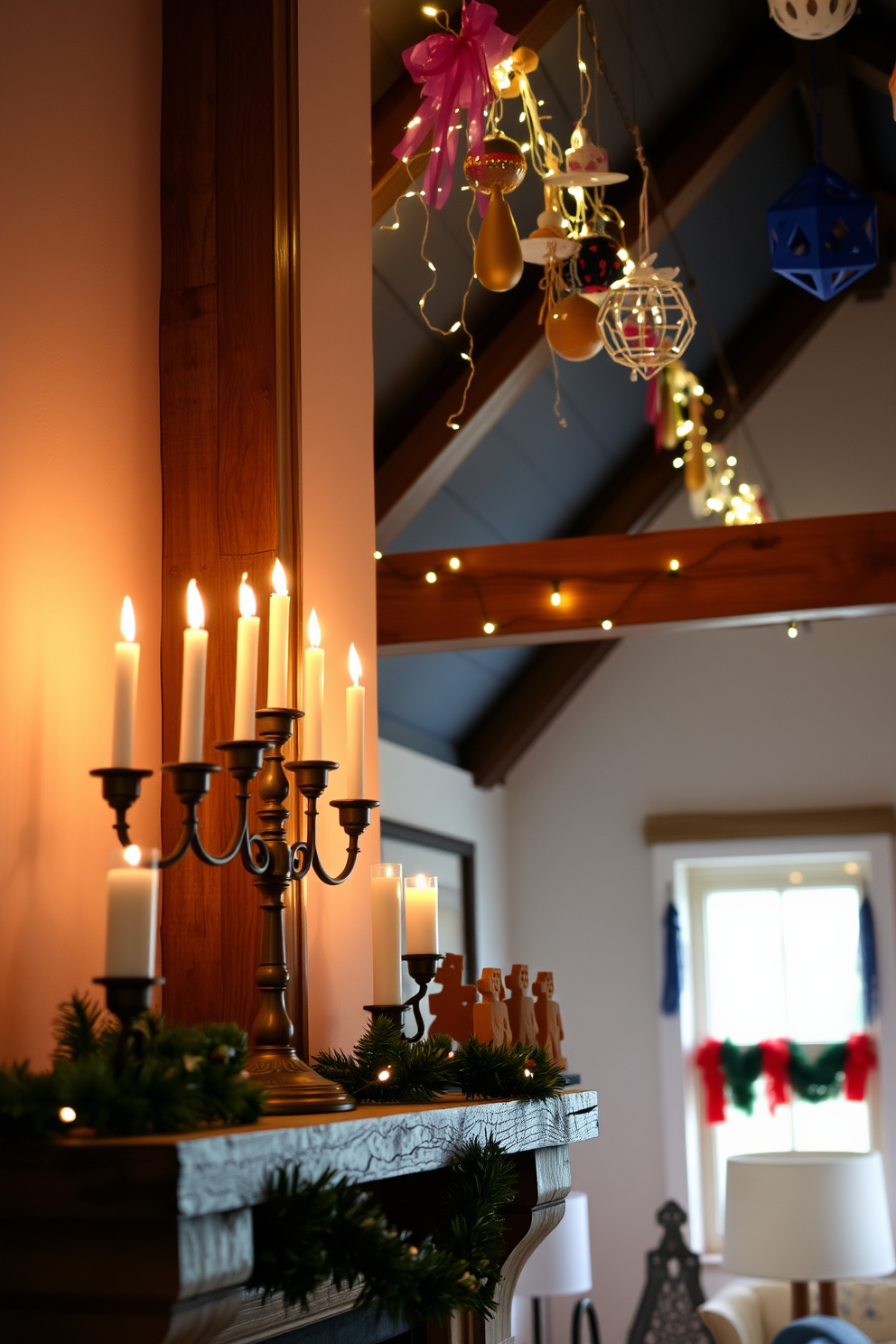 Attic Hanukkah Decorating Ideas 3