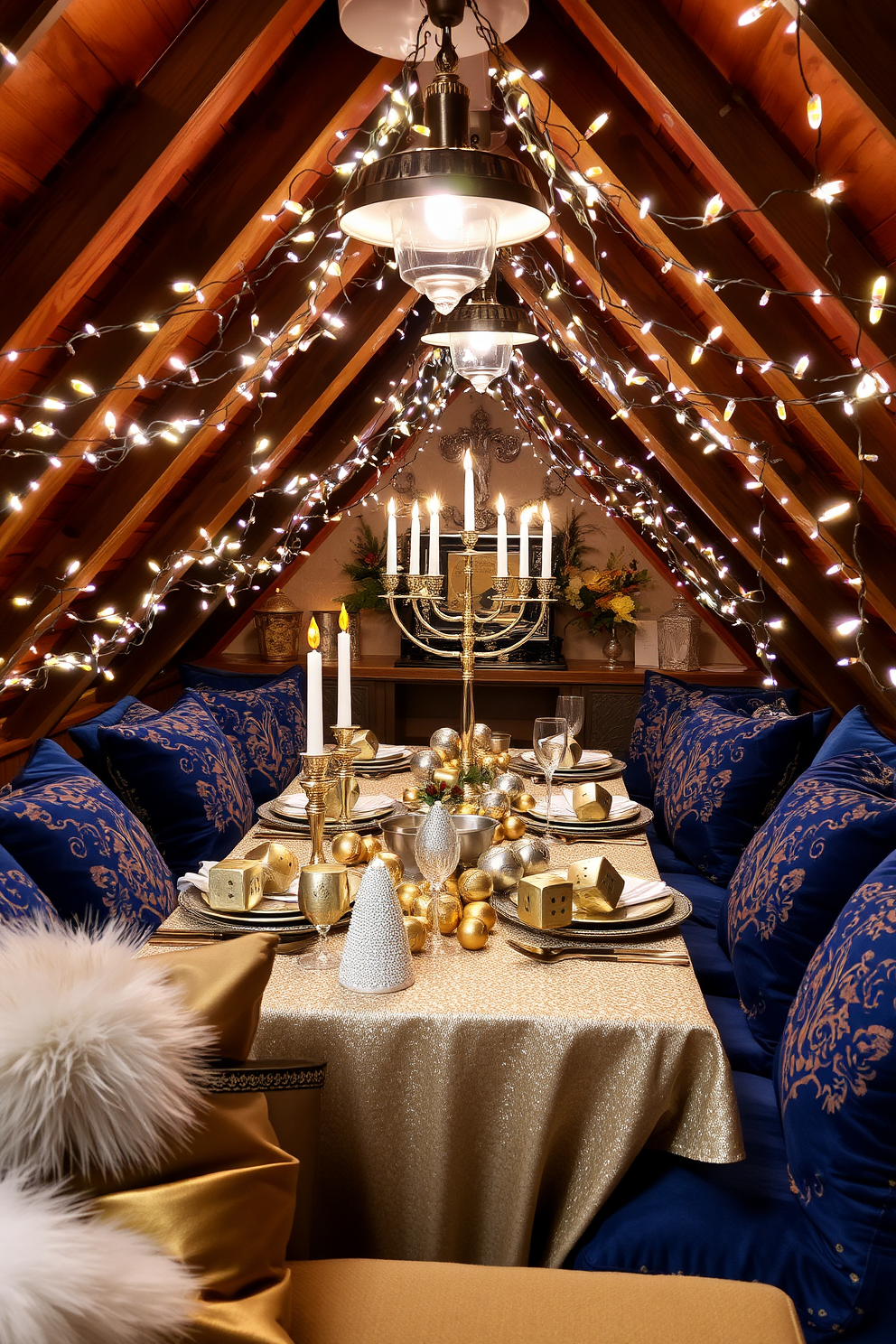 Attic Hanukkah Decorating Ideas 8