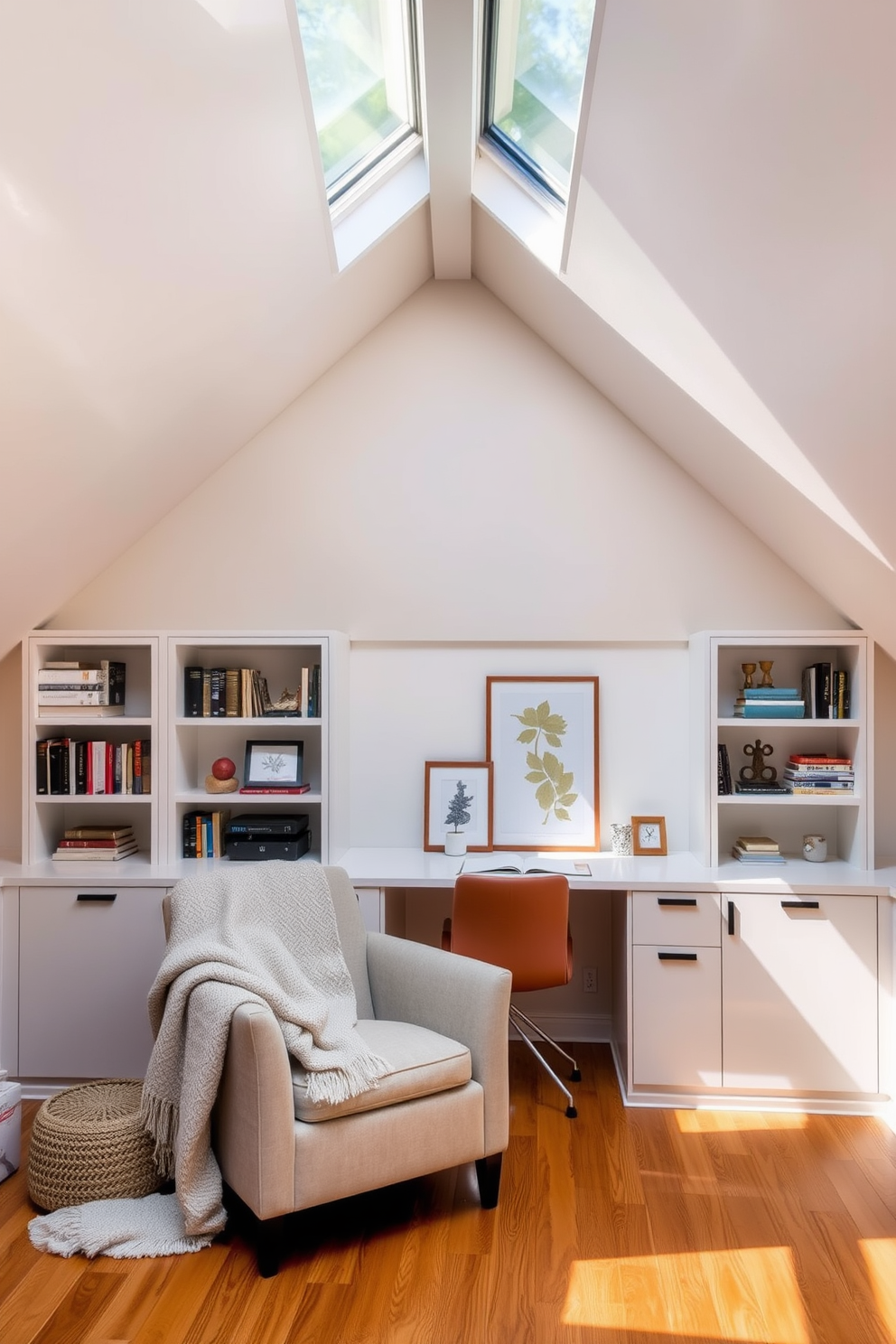 Attic Office Design Ideas 1