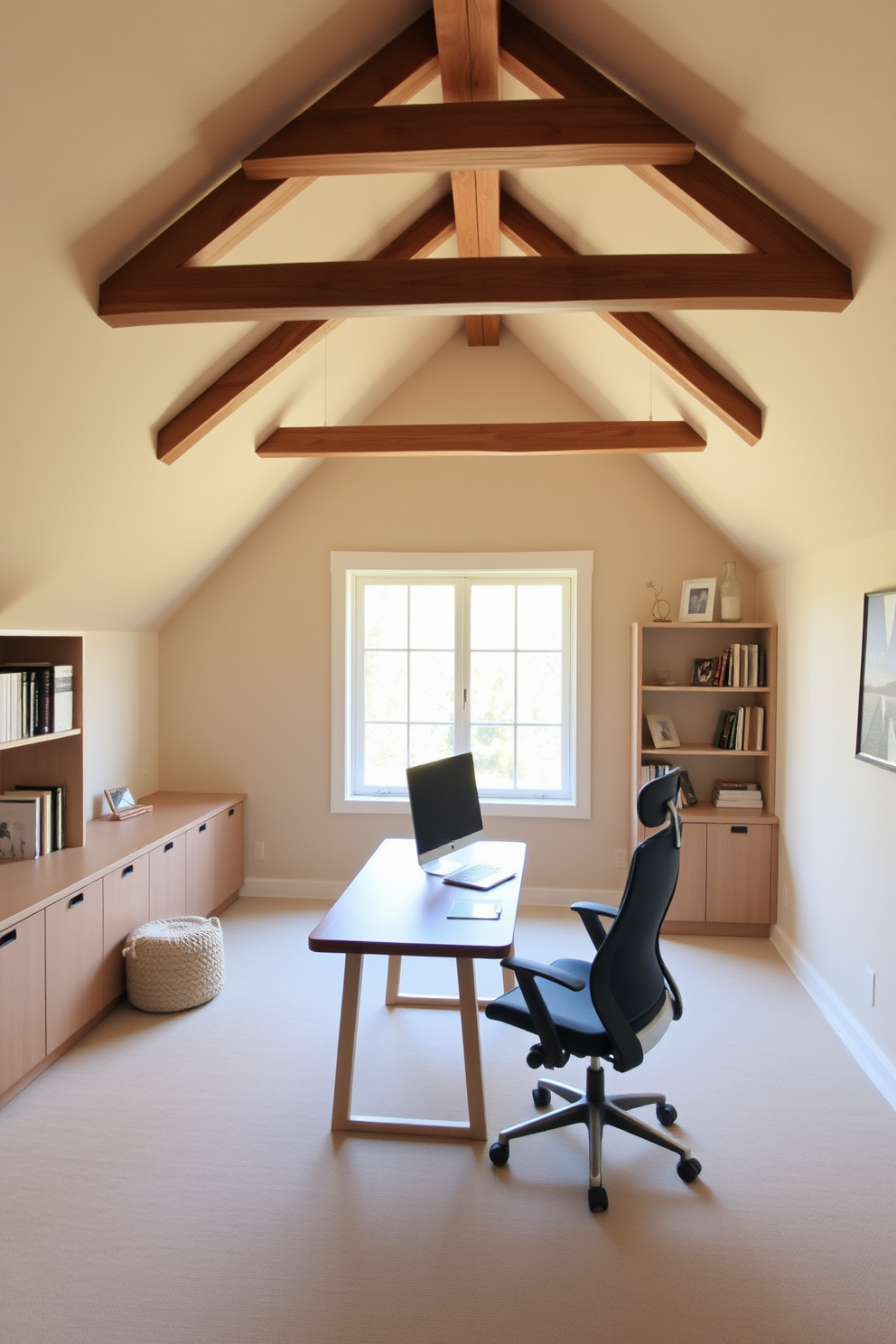 Attic Office Design Ideas 12