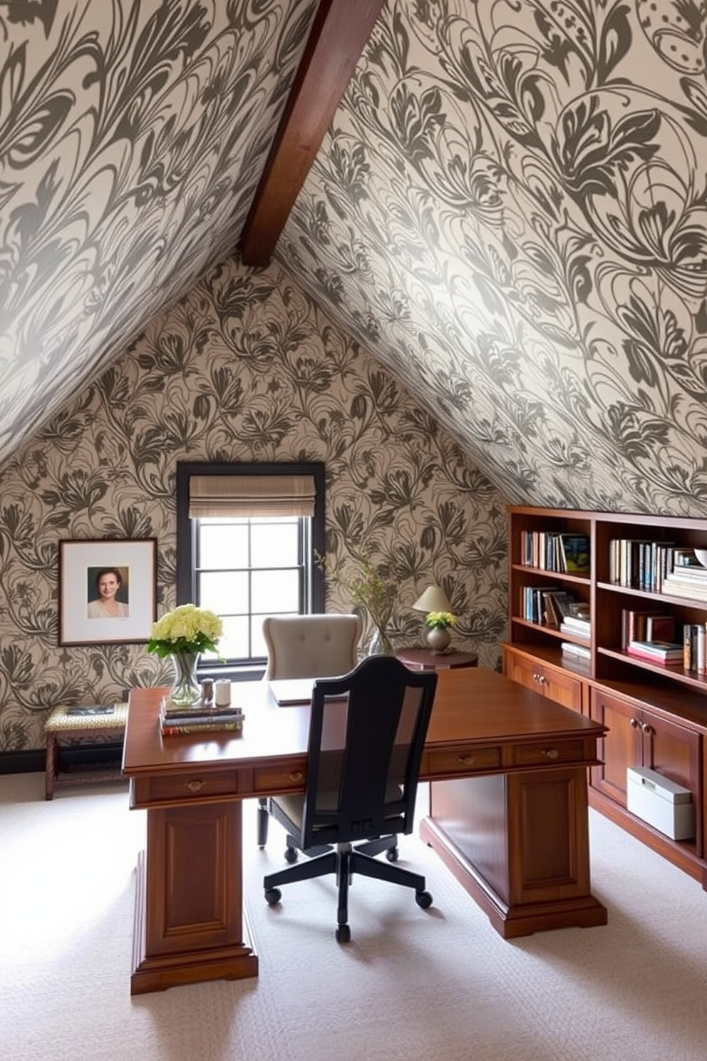 Attic Office Design Ideas 13