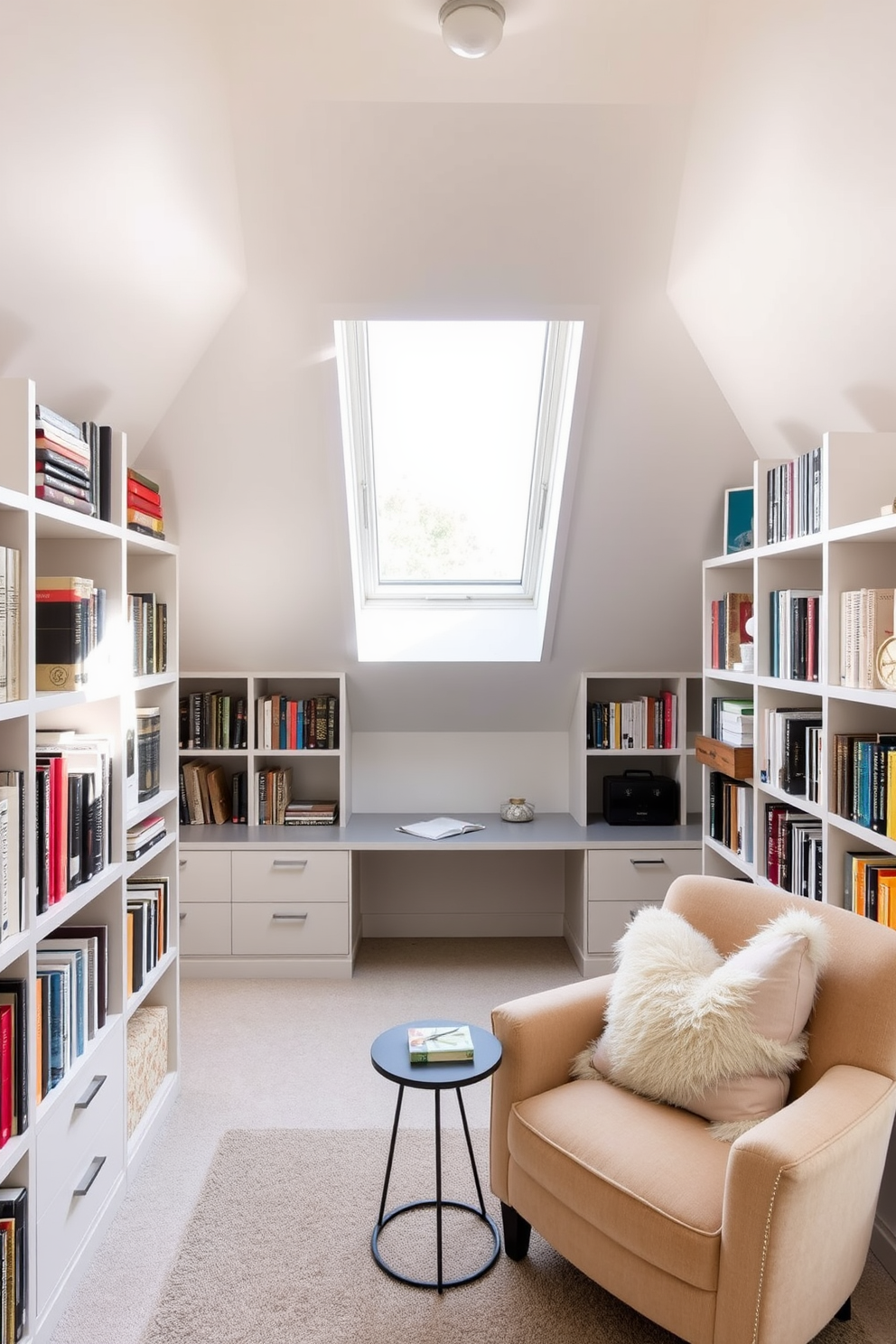 Attic Office Design Ideas 16