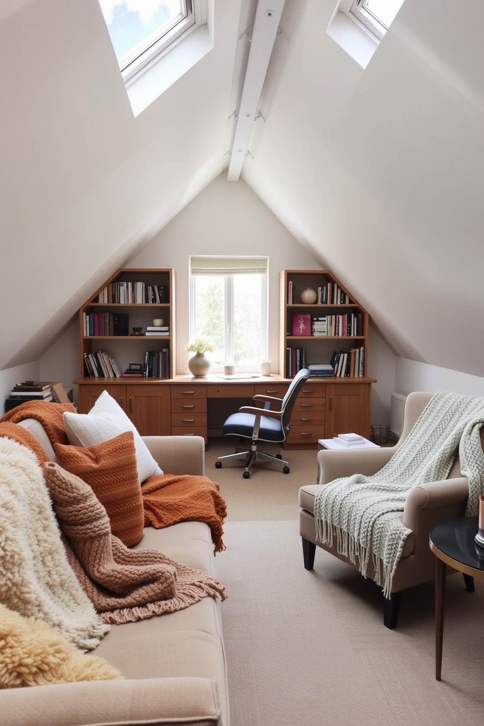 Attic Office Design Ideas 18