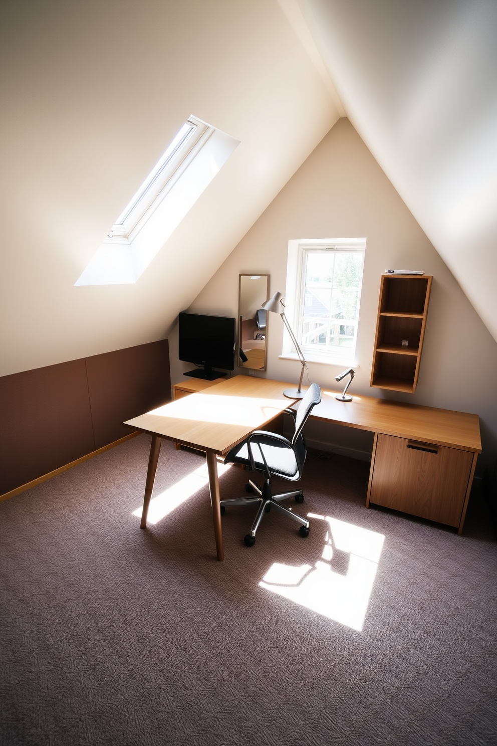 Attic Office Design Ideas 21