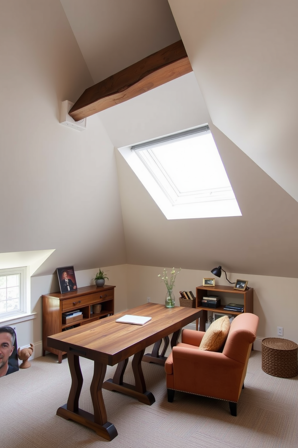 Attic Office Design Ideas 22