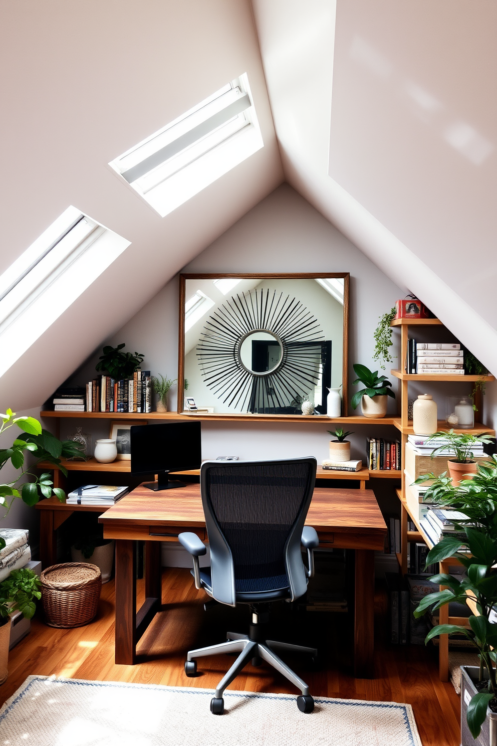 Attic Office Design Ideas 26