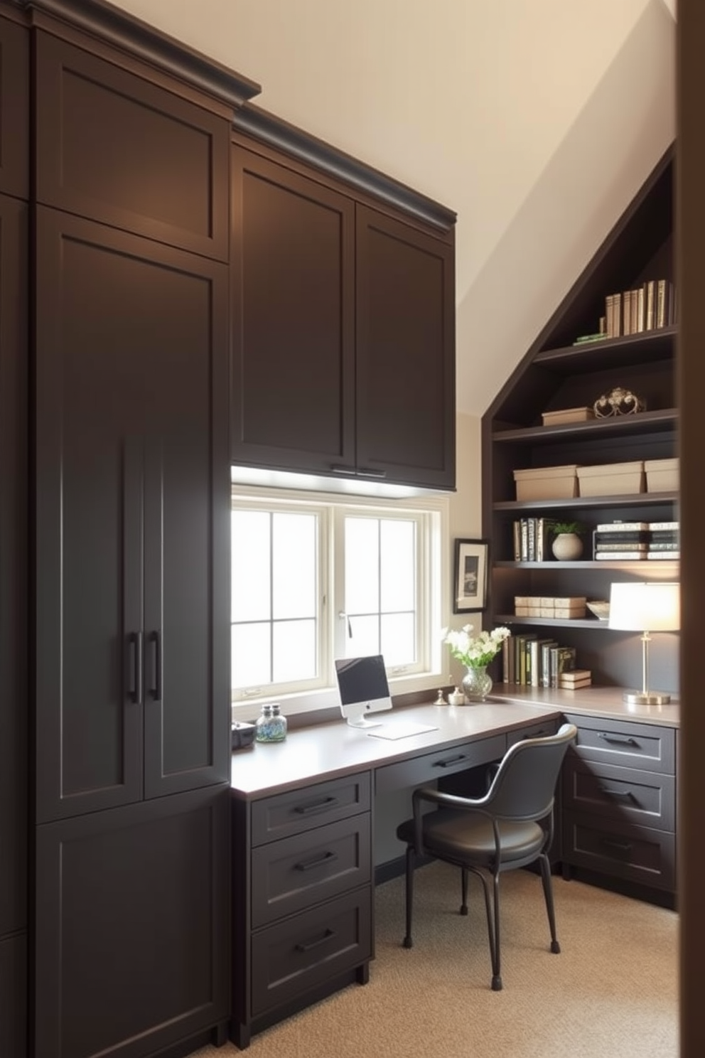 Attic Office Design Ideas 29