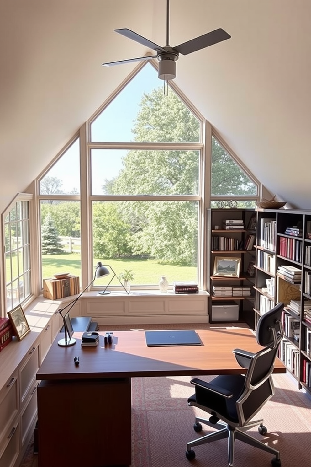 Attic Office Design Ideas 7